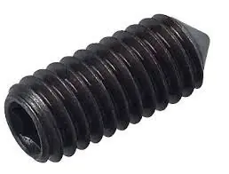 Zwrot pieniędzy Wkręt dociskowy bez łba czarny M3x5 DIN914 500 szt